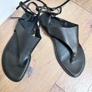 Black Vince sandals